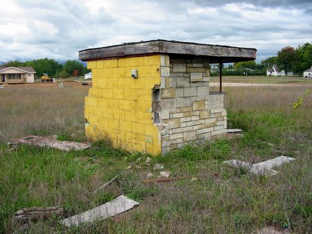 Hilltop Drive-In Theatre - Ticket Booth Rear (newer photo)